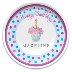 Birthday Cupcake Plate